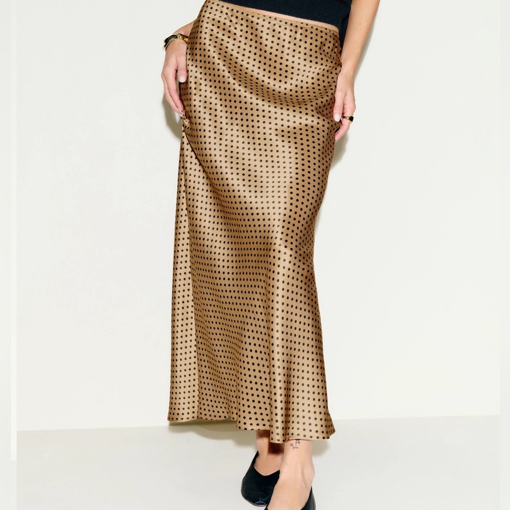 Reformation Layla Silk Skirt